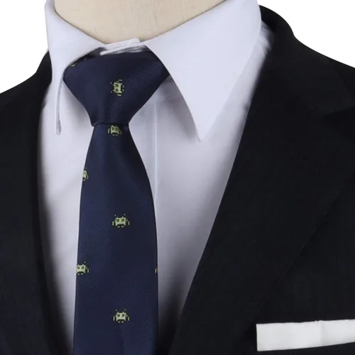 Vista 7 de AUSCUFFLINKS Corbatas deportivas y especiales Corbatas para hombres Lazos tejidos ajustados para el cuello Regalo para colega de trabajo