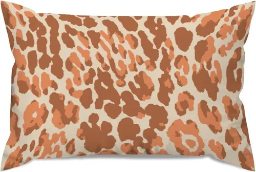 Vista 126 de ArogGeld Funda de almohada para sofá, guepardo y leopardo, estampado de leopardo, funda de cojín decorativa de granja para sala de estar