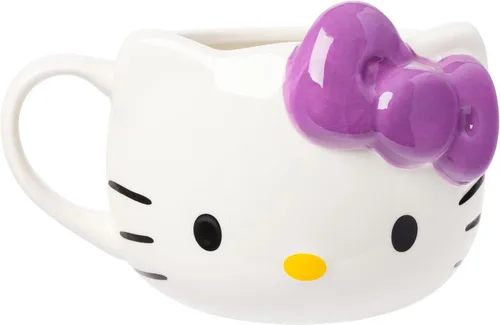 Vista 22 de Silver Buffalo Sanrio Hello Kitty and Friends Badtz-Maru - Taza de cerámica esculpida en 3D, 20 onzas