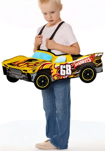 Vista 3 de Disfraz de Camión Baja Hot Wheels para Niños Pequeños Multicolor