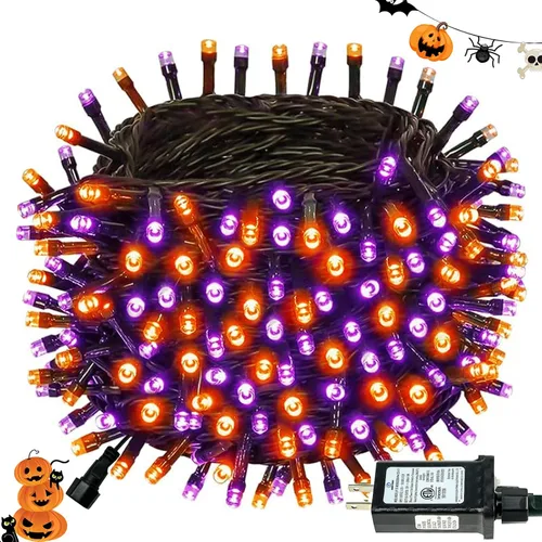 Vista 35 de Cadena de luces de Navidad conectables de 42 pies con 100 luces LED
