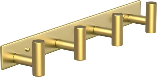 Vista 20 de Perchero de Pared Montado - 3 Ganchos, Ganchos de Pared de Acero Inoxidable Resistente para Toalla, Bolso de Abrigo, Perchero para Sombreros Negro