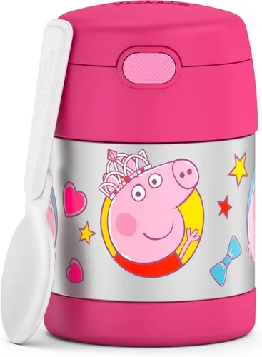 Vista 14 de THERMOS FUNTAINER - Tarro de comida para niños con cuchara, 10 onzas, Baby Shark