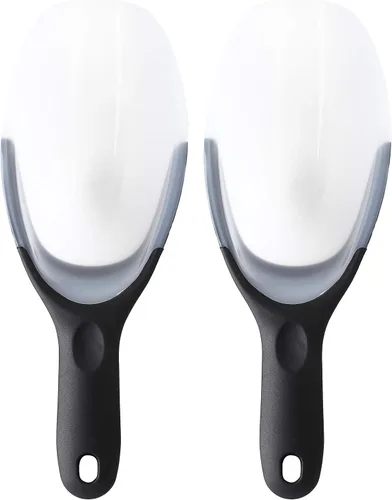 Vista 20 de Spring Chef Cuchara de hielo magnética para congelador, cuchara de palomitas de maíz de plástico flexible sin BPA con mango de agarre suave, cuchara