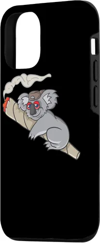 Vista 2 de iPhone 15 Koala fumar marihuana marihuana fumar marihuana Stoner Don't Care Bear Case