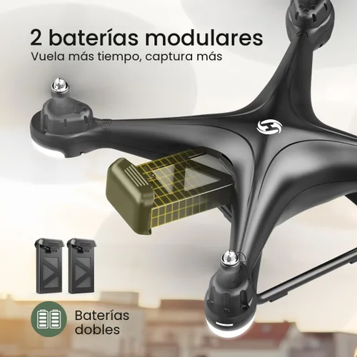 Vista 8 de Dron Holy Stone HS110D controlado por radio con cámara HD 1080P, vídeo en vivo, gran angular de 120°, WiFi, quadrirotor con sensor de gravedad