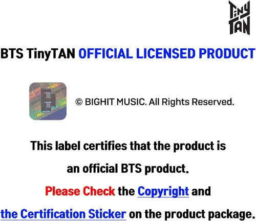 Vista 6 de TinyTAN KPOP Merchandise - Calcetines con licencia oficial de K-POP para niñas y mujeres