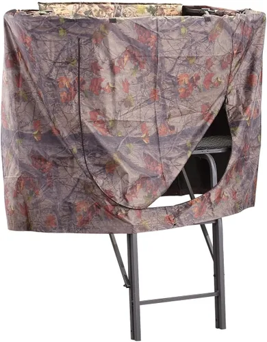 Vista 3 de Guide Gear Universal Hunting Tree Stand Blind, Camo Tent, Deer Hunting Accessories