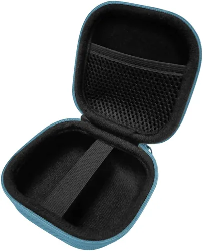 Vista 4 de Funda protectora con características para altavoz Bluetooth Bose SoundLink Micro de WGear, diseño funcional con bolsillo de malla para cable y otros