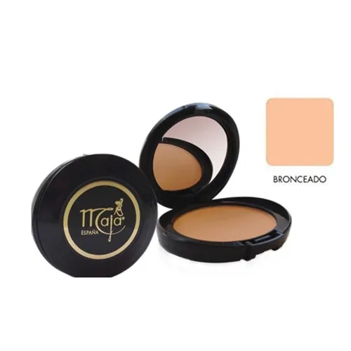 Vista 3 de Bronceado Maja - Polvo prensado delicadamente perfumado, compartimento para espejo y borla para una piel impecable; 0.53 onzas