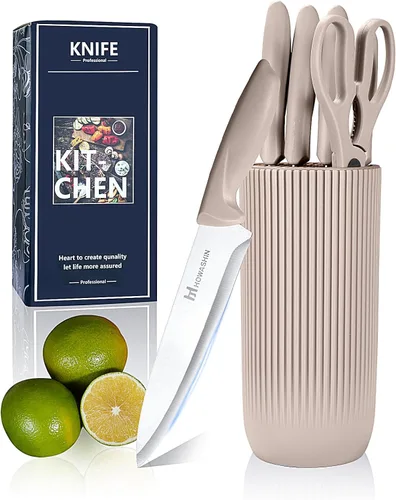 Vista 90 de Cuchillo de chef de 6 pulgadas, cuchillos de cocina, deshuesado de acero inoxidable alemán de alto carbono, cuchillo profesional para carne, aves