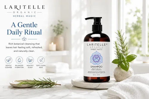 Vista 6 de Laritelle Cuidado orgánico del cabello, Champú Champú 17.5 onzas