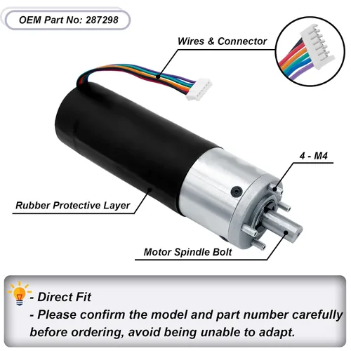 Vista 5 de 287298, Motor deslizante empotrado para RV compatible con sistema deslizante empotrado Lippert LCI Schwintek, conjunto de motor deslizante