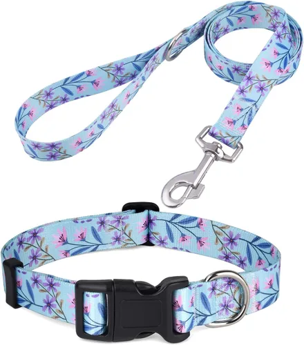 Vista 7 de Collar para Perros para Perros Pequeños y Gatos, Collar Suave y Cómodo para Mascotas para Perros Pequeños, Medianos y Grandes, Patrón Geométrico