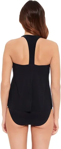 Vista 3 de MagicSuit Traje de baño para mujer, brasier con aros, copa extraíble, parte superior del tankini