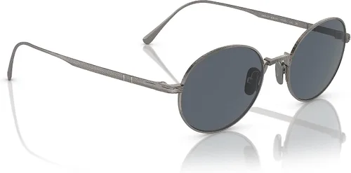 Vista 4 de Persol PO5001ST - Gafas de sol ovaladas, Azul Marino CepilladoAzul Degradado