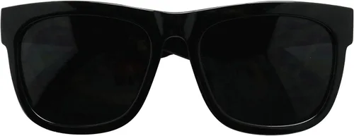 Vista 4 de ShadyVEU Super Dark Black Lens Flat Top Square Oversize Migraine Shades Blackout Gafas de sol Retro