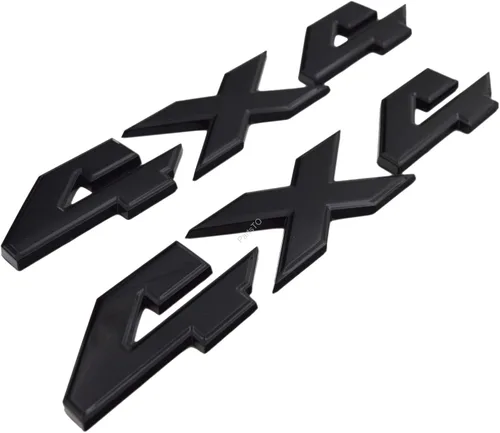 Vista 4 de 4x4 Adhesivo Emblema para Ram 1500 2500 3500 DS Laramie y Dodge Durango Challenger SRT y Jeep Wrangler Rubicon Portón Trasero Defensa Exterior