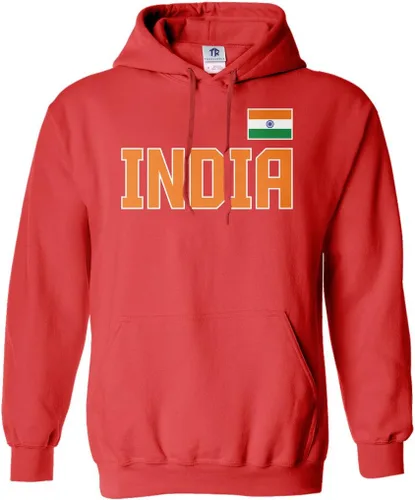 Vista 3 de Threadrock India National Pride - Sudadera unisex con capucha