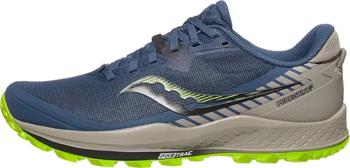 Vista 8 de [Usado] Saucony Peregrine 11 para hombre Aleación/Olive/Vizi
