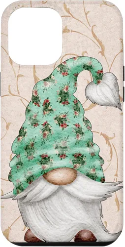 Vista 26 de Floral Shabby Chic Design with Cute Gnomie for Summer Gnome Case for iPhone 17