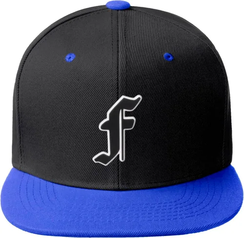 Vista 1323 de Daxton Gorra clásica con visera de billete plano con letras del alfabeto inglés antiguo de la A a la Z
