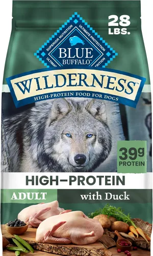 Vista 17 de Blue Buffalo Wilderness - Alimento seco natural con alto contenido proteínico y cereales saludables para perros adultos, pollo, bolsa de 4.5 libras