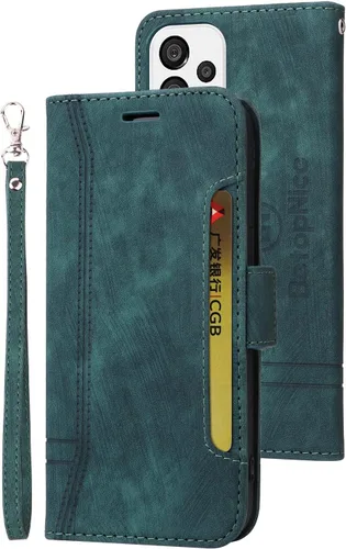 Vista 27 de Funda tipo cartera para Samsung Galaxy S20, piel sintética, con función atril, ranuras para tarjetas, funda plegable con tapa, funda protectora