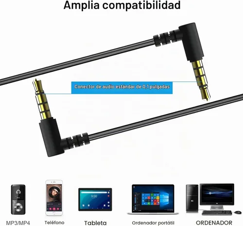Vista 5 de 1Mii Auriculares con cable con micrófono y control de volumen, auriculares intrauditivos magnéticos con graves profundos, aislamiento de ruido