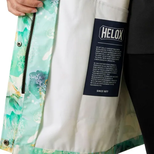 Vista 6 de Helly-Hansen Abrigo de lluvia de musgo para mujer