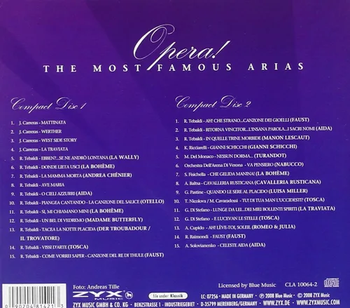 Vista 2 de Opera the Most Famous Arias Various