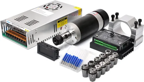 Vista 8 de Daedalus Kit de motor de husillo sin escobillas CNC, 400w, ER11, 48V DC, 12000RPM