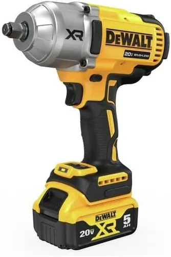 Vista 2 de DEWALT 20V MAX XR Llave de impacto de alto par de 1/2 pulgada con kit de yunque de anillo de retención (DCF900P2)