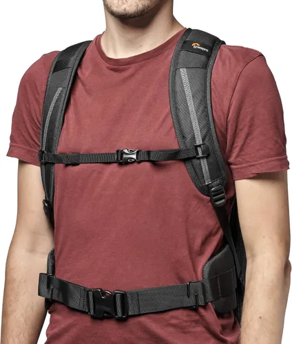 Vista 6 de Lowepro Flipside BP 400 AW III - Mochila para cámara réflex digital y sin espejo, color negro, con acceso trasero, con acceso lateral, con divisores