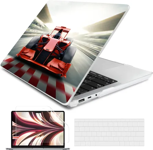 Vista 7 de Batianda Funda personalizable para portátil Microsoft Surface 5 4/3 de 13,5 pulgadas con reposamanos Alcantara modelo 1950/1867, carcasa rígida