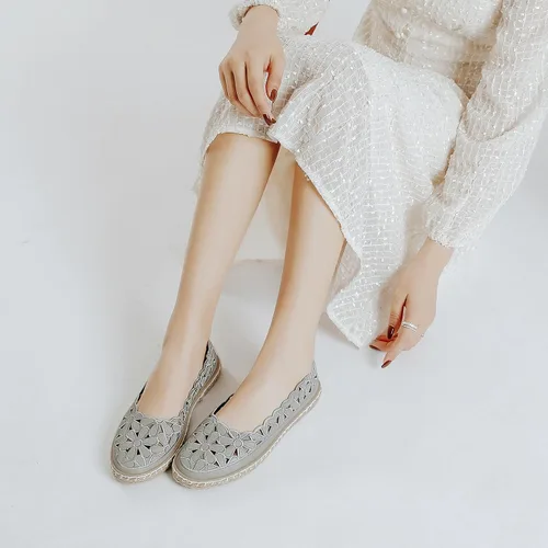 Vista 6 de HEAWISH - Zapatos de vestir planos de ballet para mujer, con puntera redonda, estilo informal, sin cordones