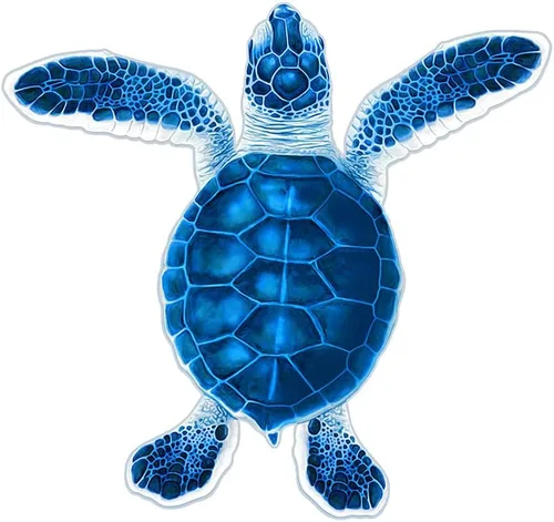 Vista 4 de Mosaico de porcelana para piscina estilo A para cría de tortugas (estilo A - 5 x 5 pulgadas, marrón)