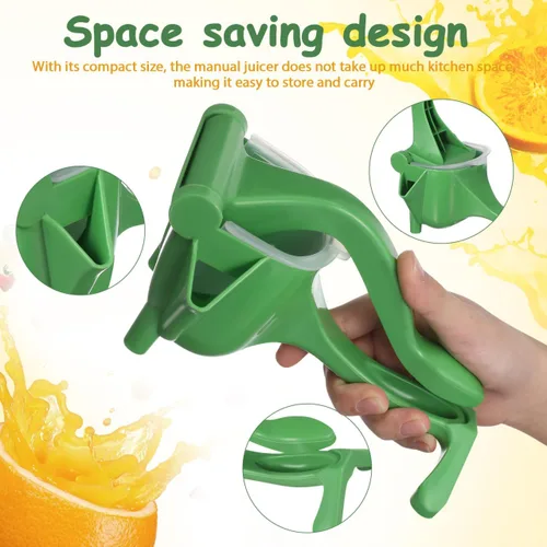 Vista 8 de Exprimidor manual manual de 2 piezas para cítricos y limones, naranjas y granadas, fácil de operar, conserva la frescura de los nutrientes