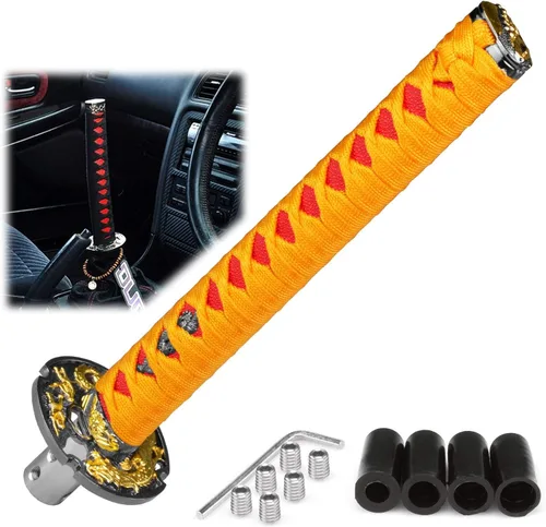 Vista 38 de EZAUTOWRAP Espada Samurai 5.9 pulgadas., 10cm, Negro Blanco
