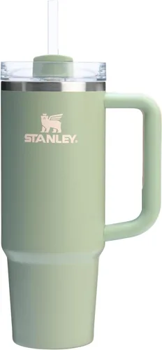 Vista 200 de STANLEY Quencher H2.0 Vaso Térmico con Asa y Pajita 64 oz Tapa Flowstate de 3 Posiciones Gran Capacidad para Viajes y Deportes Vaso de Acero