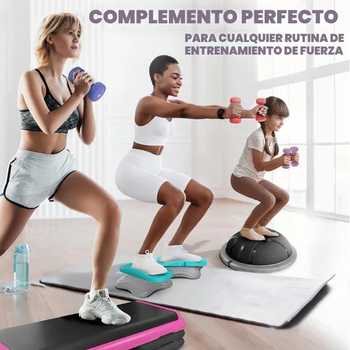 Vista 5 de Yes4All Neoprene Dumbbells, Pairs and Sets with Rack for Home Workouts A. Púrpura
