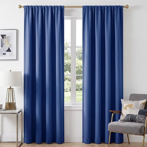 Vista 27 de NICETOWN Biscotti - Cortinas de cocina beige de 36 pulgadas de largo, bolsillo para barra, 100% opacas, casuales y relajantes, tratamientos