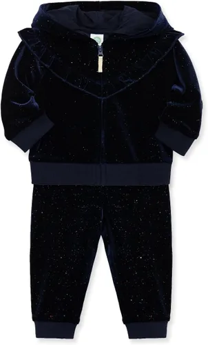 Vista 4 de Little Me Ropa para bebé niña 2 piezas sudadera con capucha y pantalón jogger