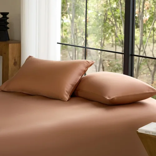 Vista 15 de Juego de fundas de almohada DOZ, 100% viscosa derivada del bambú, cultivada orgánicamente, extremadamente suave, sedosa, transpirable, refrescante
