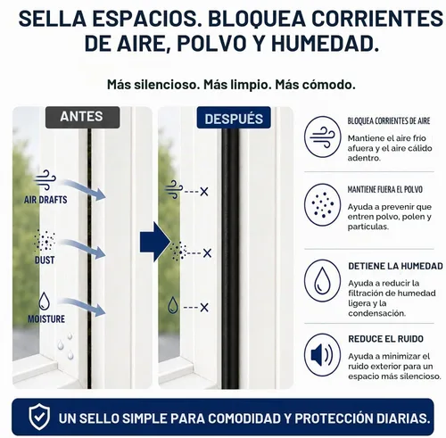 Vista 6 de Burlete de silicona para puerta, 20 pies, autoadhesivo, en forma de D, burlete para marco de puerta y sello de ventana Perfil hueco autoadhesivo