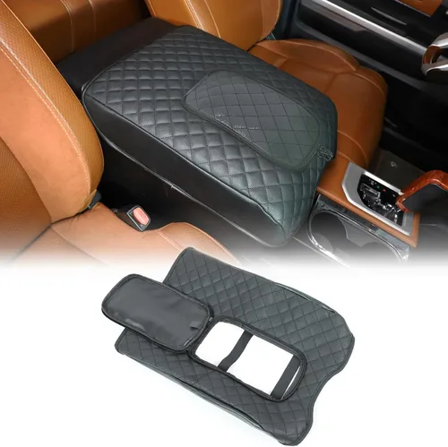 Vista 8 de CHEAYAR Kit de Cubierta para Reposabrazos de Consola Central, Cojín de Reposabrazos de Consola Automotriz Personalizado, Compatible con Toyota