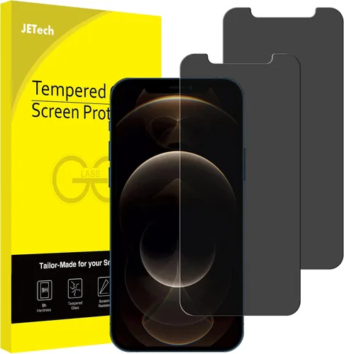 Vista 17 de JETech Protector de pantalla de privacidad para iPhone SE 3 (3ª edición 2022) de 4.7 pulgadas, película de vidrio templado antiespía, compatible