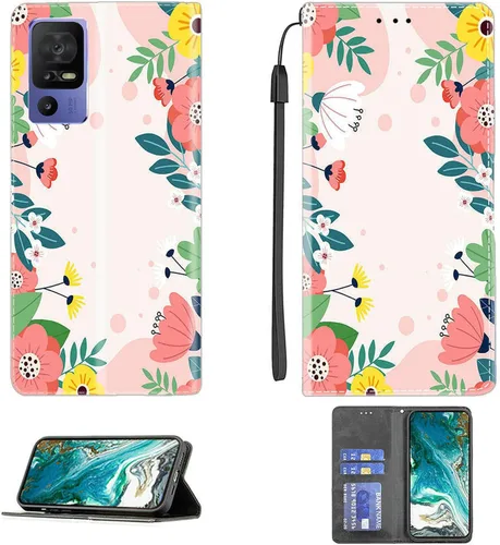 Vista 82 de Aroepurt Funda para UMIDIGI G1 Plus compatible con UMIDIGI G1 Plus Funda para teléfono Funda de piel sintética con función atril magnética CPT15