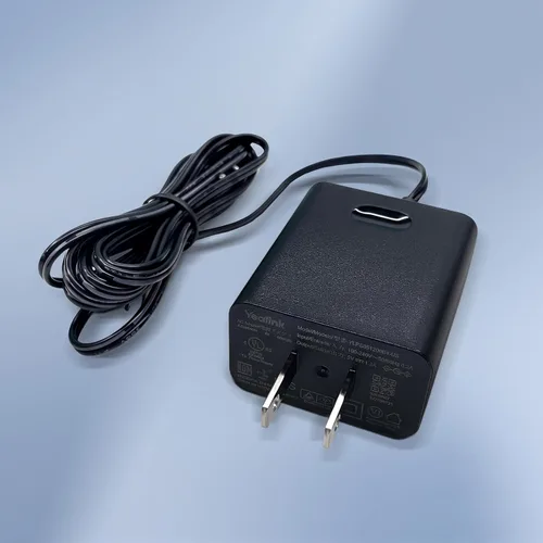 Vista 5 de Yealink Fuente de alimentación 5V 1.2A para auriculares DECT inalámbricos WH62 WH63, enchufe de EE. UU