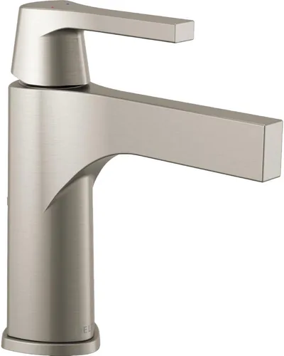 Vista 7 de Delta Faucet Zura - Grifo de baño de un solo agujero, grifo de baño de una sola manija, tecnología de sello de diamante, ensamblaje de drenaje